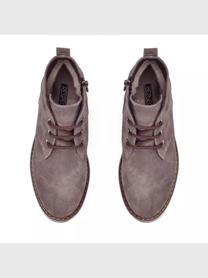 Жіночі черевики Respect: бежевий, Зима - 01