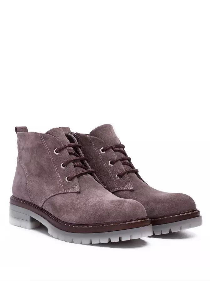 Female boots Respect: beige, Winter - 00