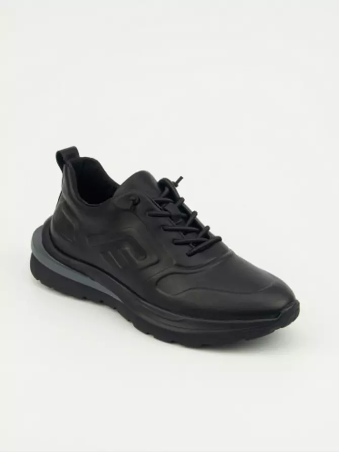 Male sneakers Respect: black, Year - 01