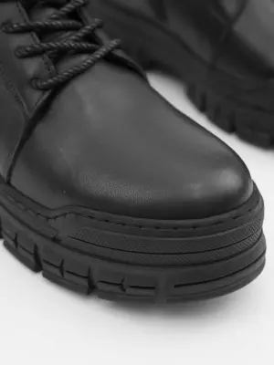 Female boots Respect:  black, Winter - 02