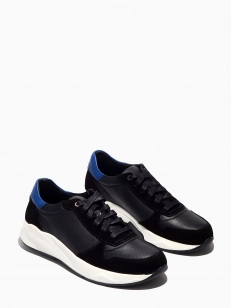 Male sneakers Respect:  black, Year - 02
