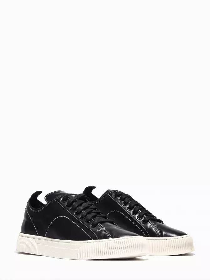 Men's Sneakers Respect: black, Summer - 01