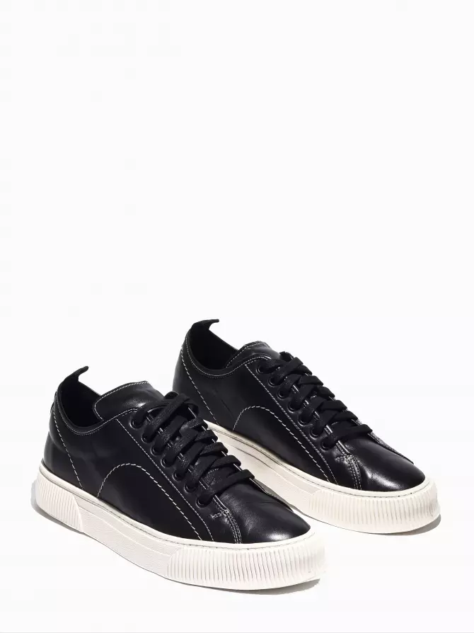 Men's Sneakers Respect: black, Summer - 02