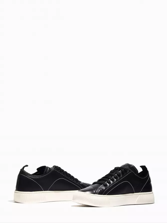 Men's Sneakers Respect: black, Summer - 04