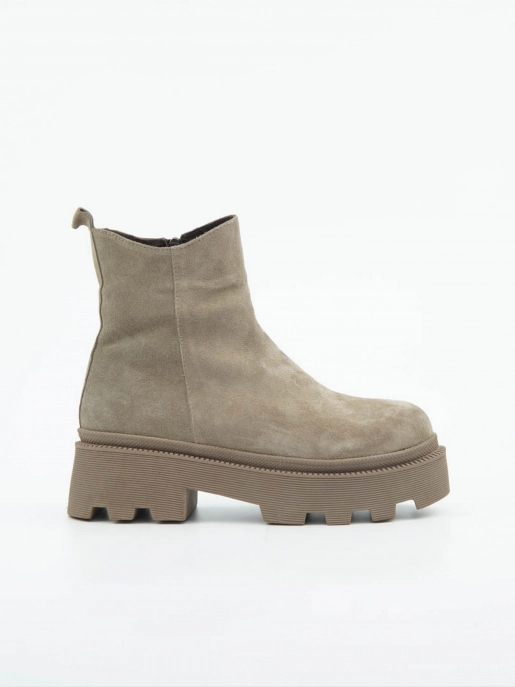 Female boots Respect: beige, Winter - 00