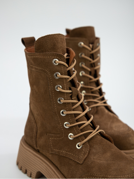 Жіночі черевики DAMLAX: коричневий, Демі - 03