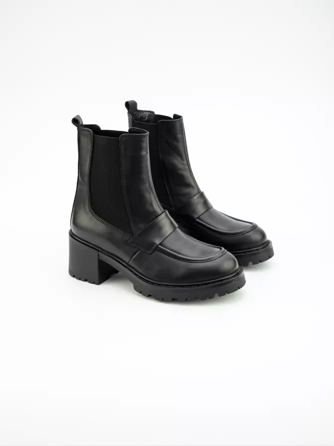 Female boots DAMLAX: black, Demі - 01