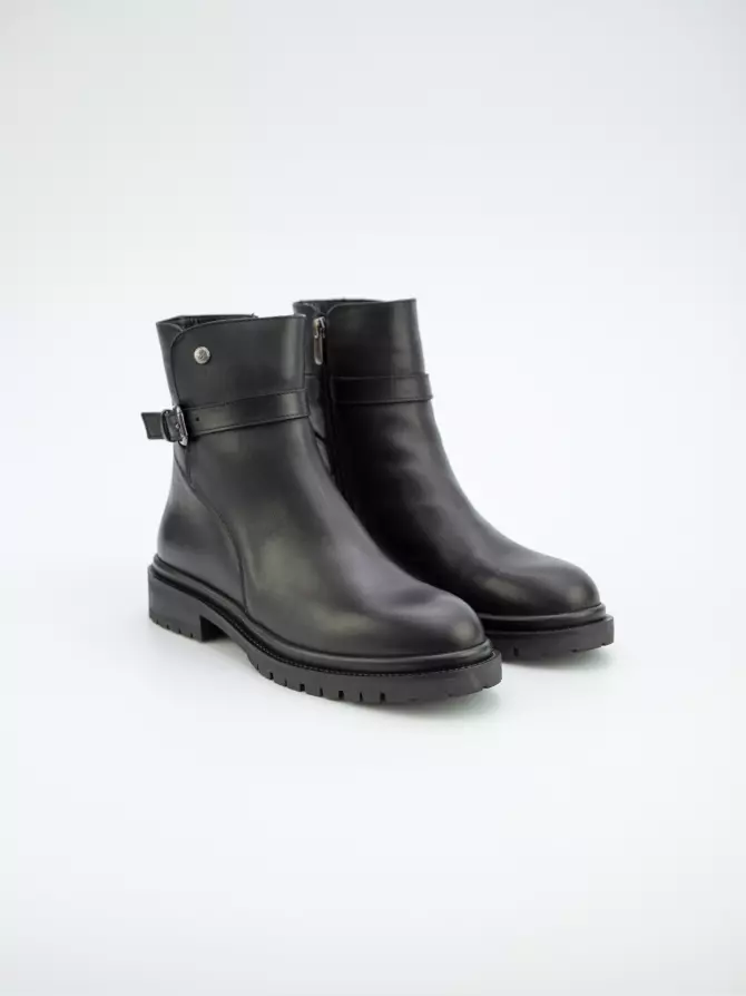 Female boots DAMLAX: black, Demі - 01