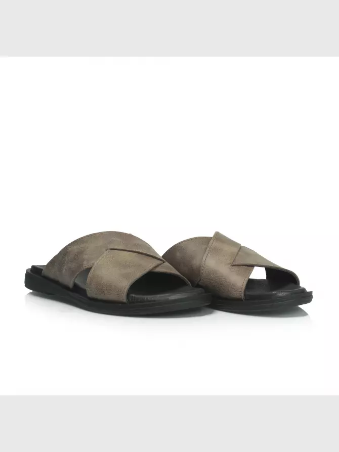 Male sandals : brown, Summer - 02