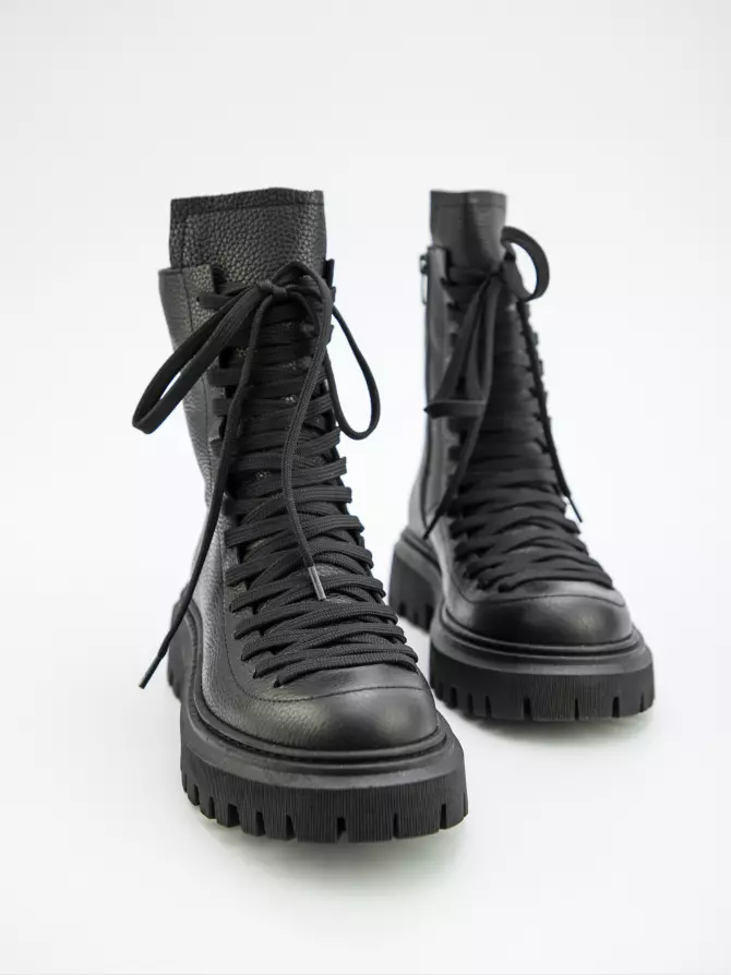 Female boots DAMLAX: black, Demі - 04