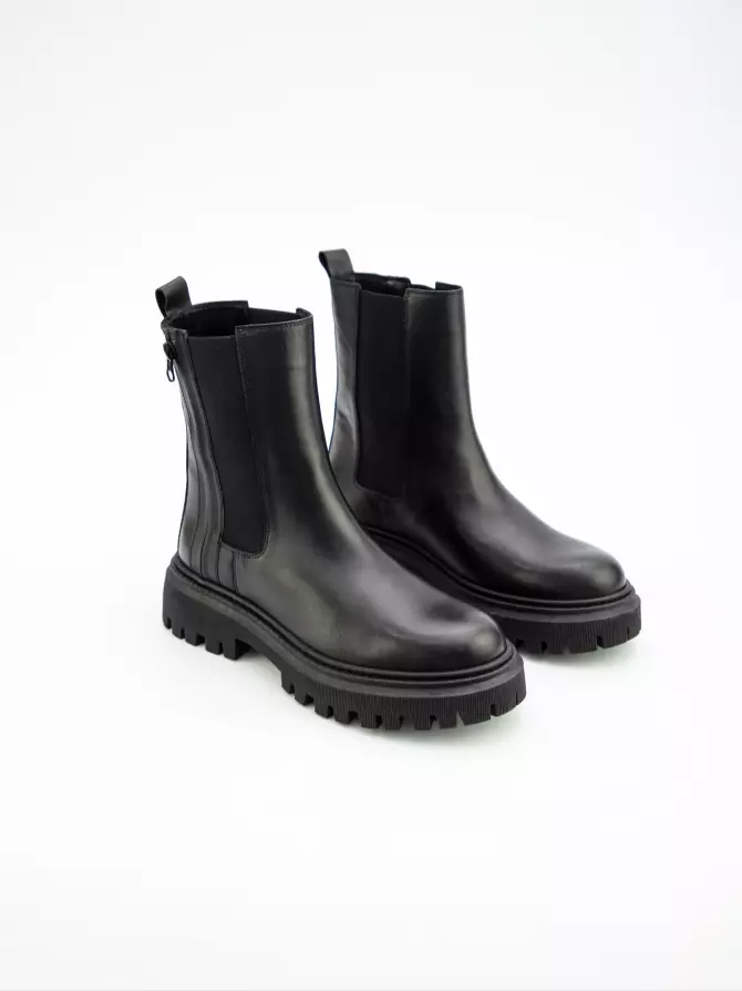 Female boots DAMLAX: black, Demі - 01