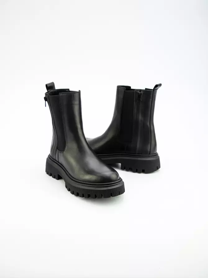 Female boots DAMLAX: black, Demі - 04