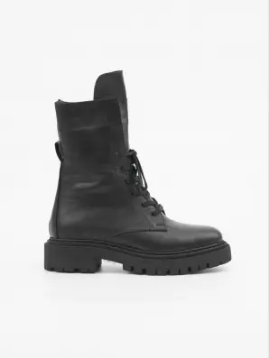 Female boots Respect:  black, Winter - 01