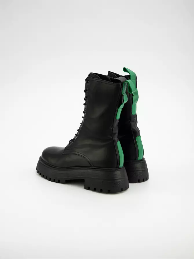 Female boots DONNA STYLE: black, Demі - 02