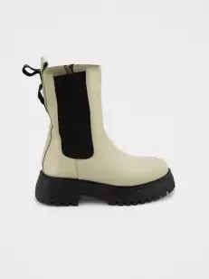 Female boots DONNA STYLE:  beige, Demі - 01