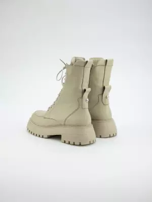 Female boots DONNA STYLE:  beige, Demі - 02