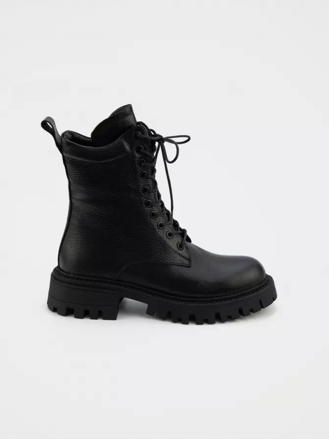 Female boots DONNA STYLE: black, Demі - 00