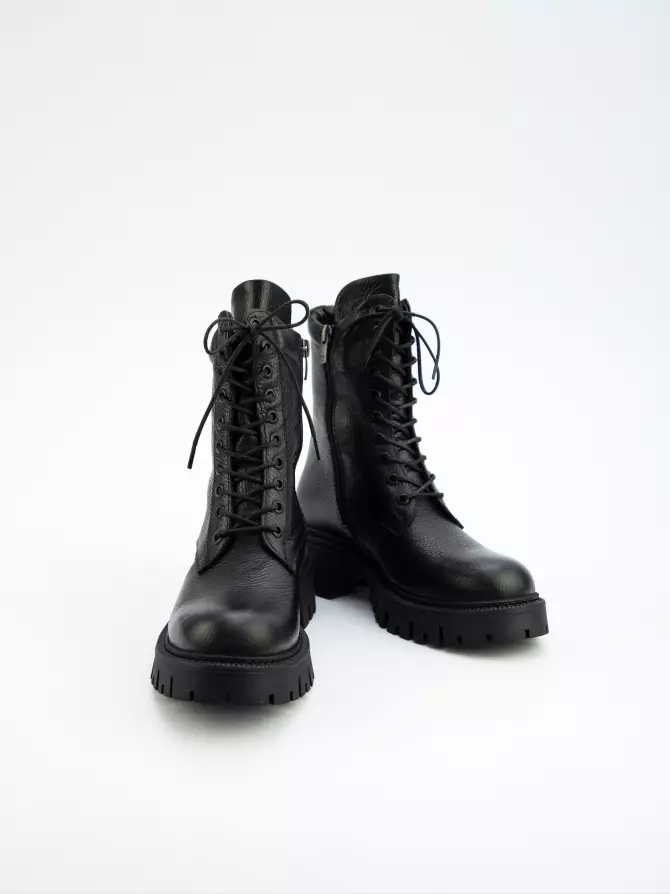 Female boots DONNA STYLE: black, Demі - 04