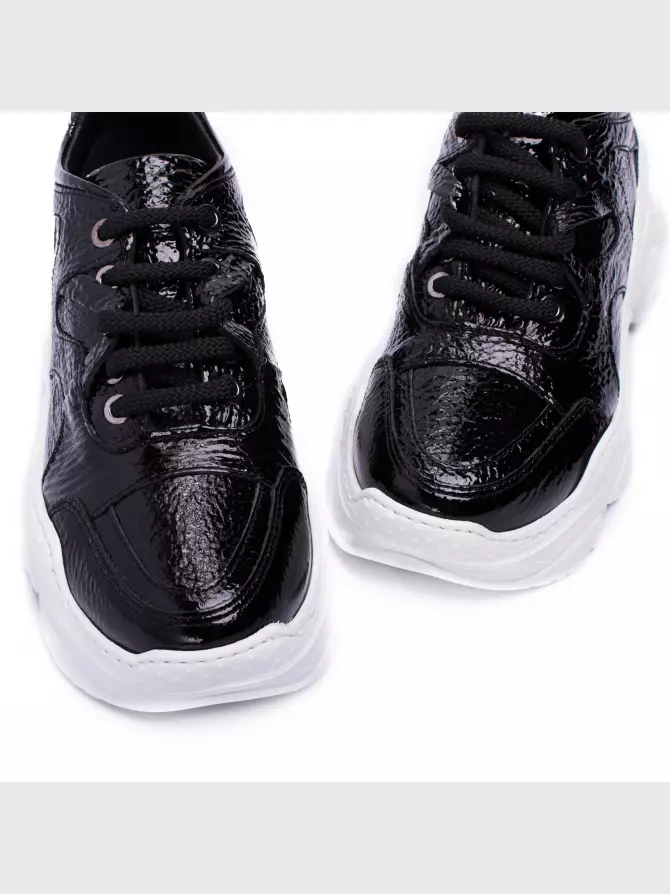 Female sneakers Respect: black, Year - 03