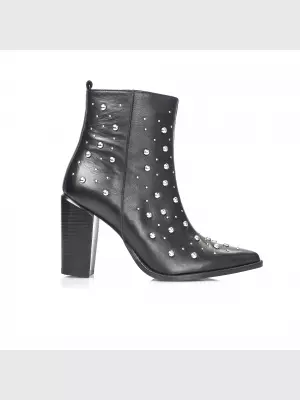 Female ankle boots Respect:  black, Demі - 01