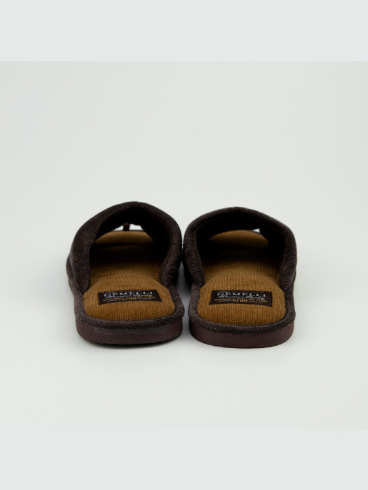 Чоловіче та жіноче домашнє взуття GEMELLI: коричневий, Всесезон - 02