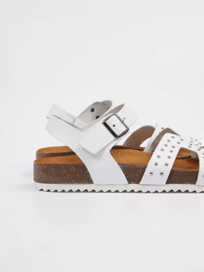 Women's sandals Respect: white, Summer - 03