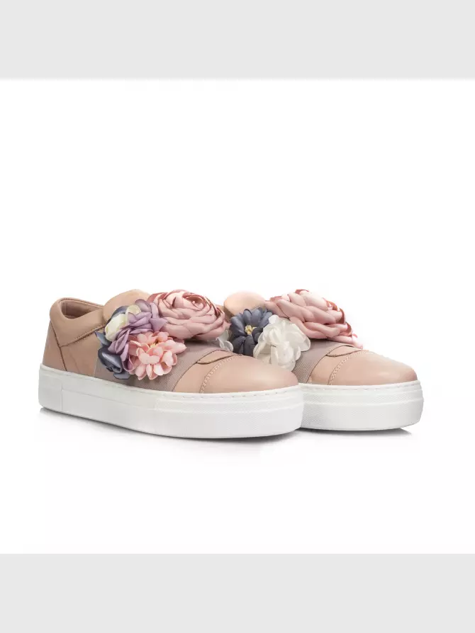 Female slipons Respect: beige, Summer - 00
