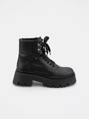 Female boots DONNA STYLE:  black, Winter - 01