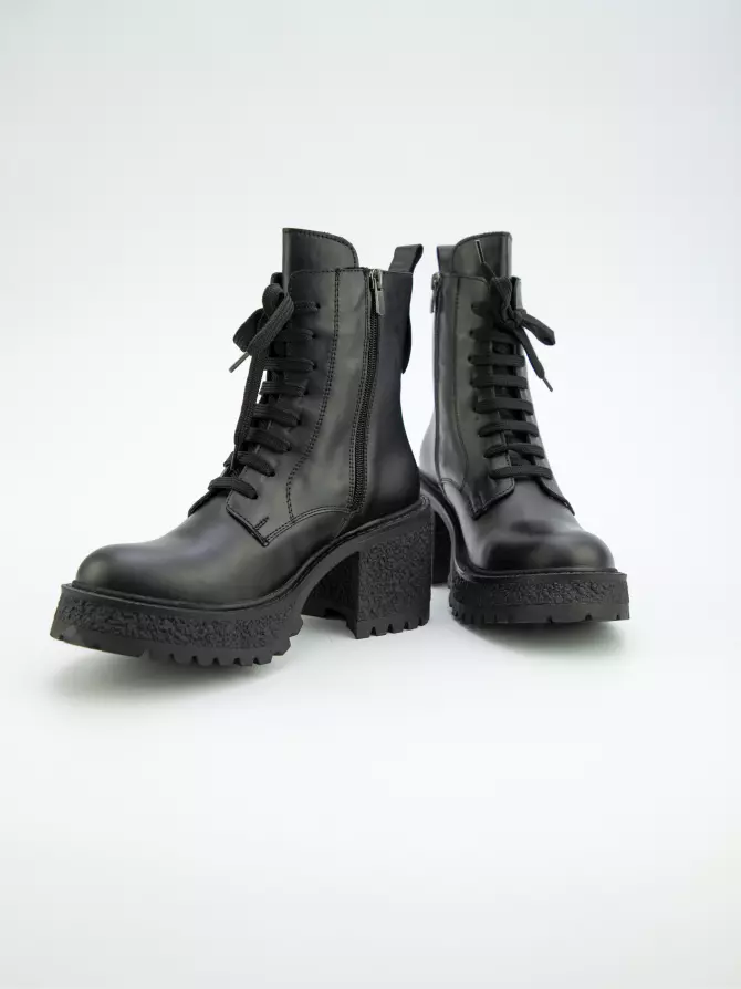 Female boots DONNA STYLE: black, Demі - 03