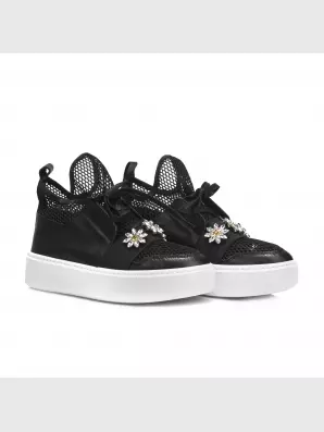 Female shoes Respect:  black, Summer - 01