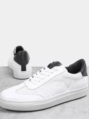 Men's Sneakers Respect:  white, Summer - 01