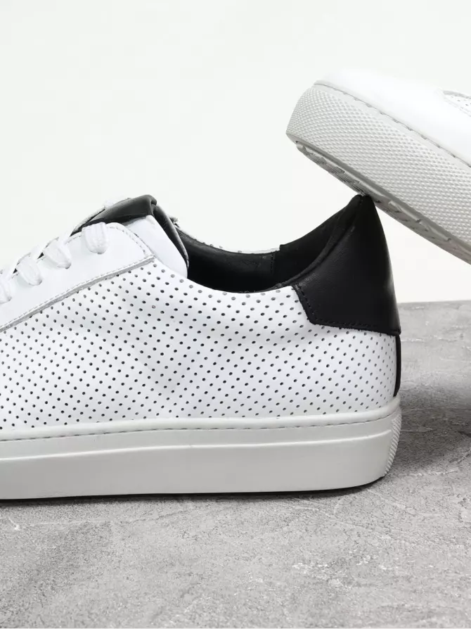 Men's Sneakers Respect: white, Summer - 03