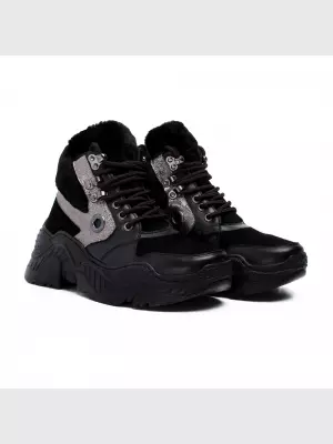 Female boots Respect:  black, Demі - 01