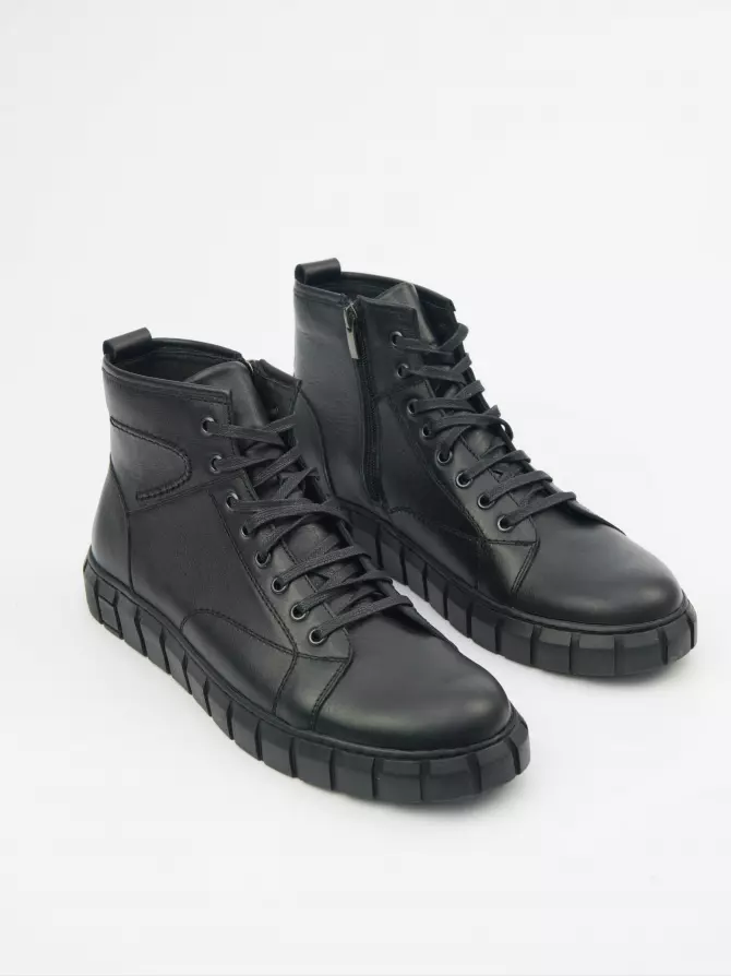 Male boots Respect: black, Demі - 01