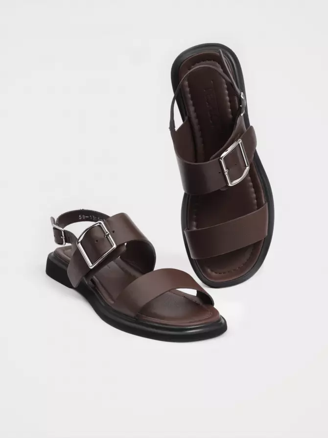 Women's sandals Respect: brown, Summer - 04
