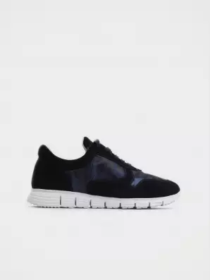 Male sneakers Respect:  blue, Summer - 01