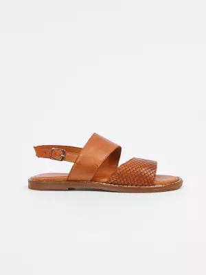 Women's sandals Respect:  brown, Summer - 01