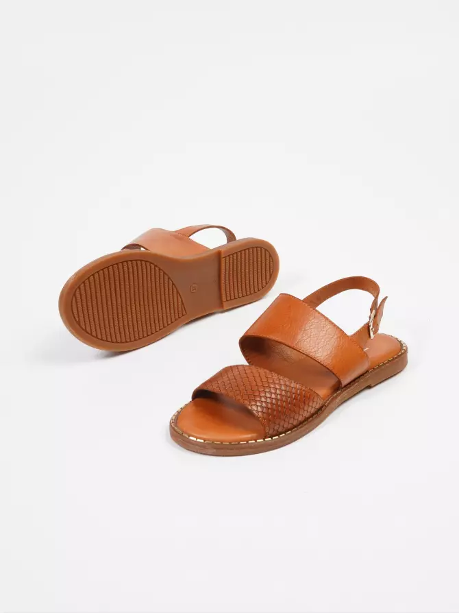 Women's sandals Respect: brown, Summer - 05