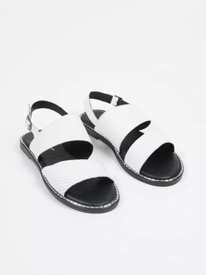 Women's sandals Respect: white, Summer - 01