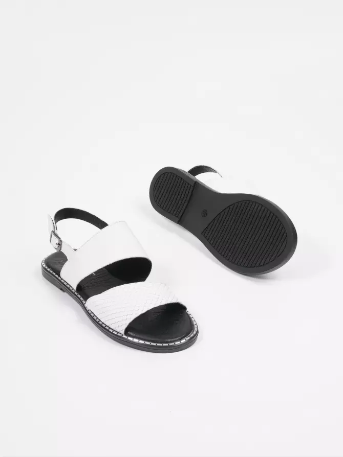 Women's sandals Respect: white, Summer - 05