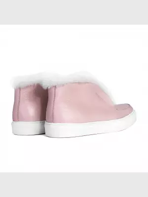 Female boots Respect:  beige, Winter - 02