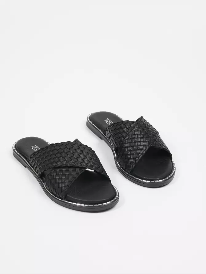 Women's clogs Respect: black, Summer - 01