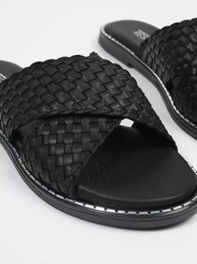 Women's clogs Respect: black, Summer - 02