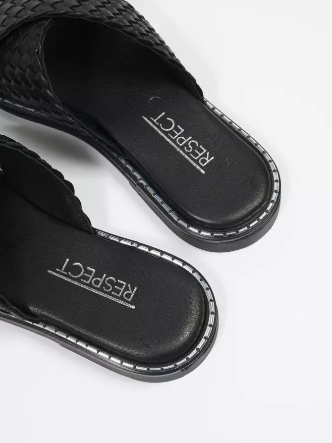 Women's clogs Respect: black, Summer - 03