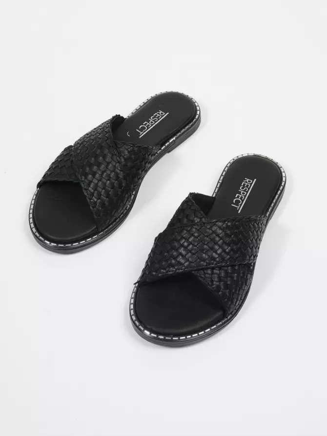 Women's clogs Respect: black, Summer - 05