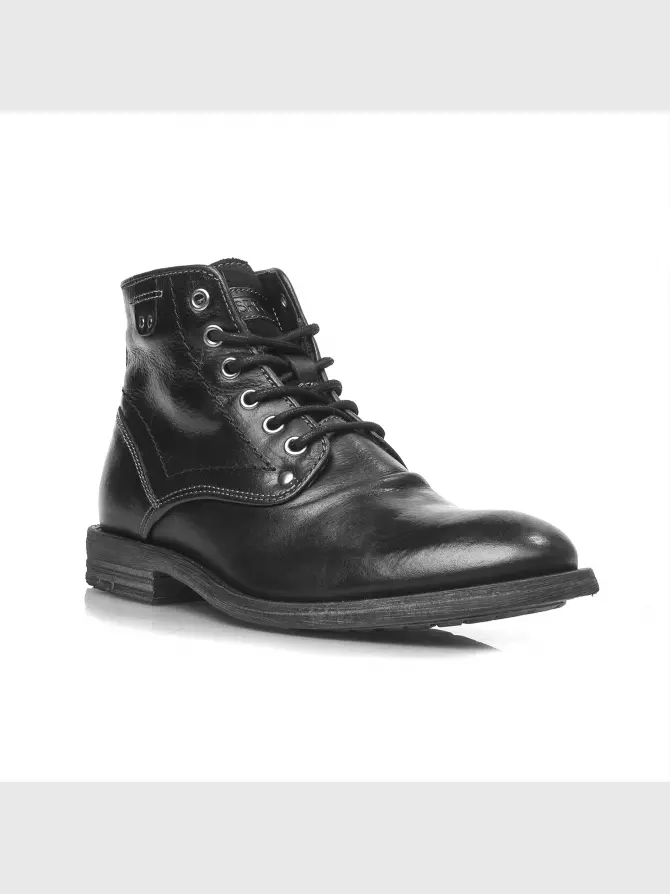 Male boots Respect: black, Demі - 01