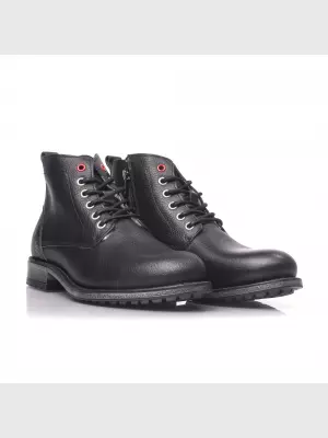 Male boots Respect:  black, Winter - 02