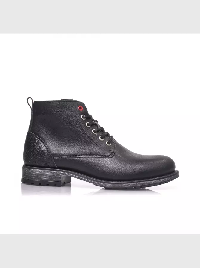 Male boots Respect: black, Winter - 00