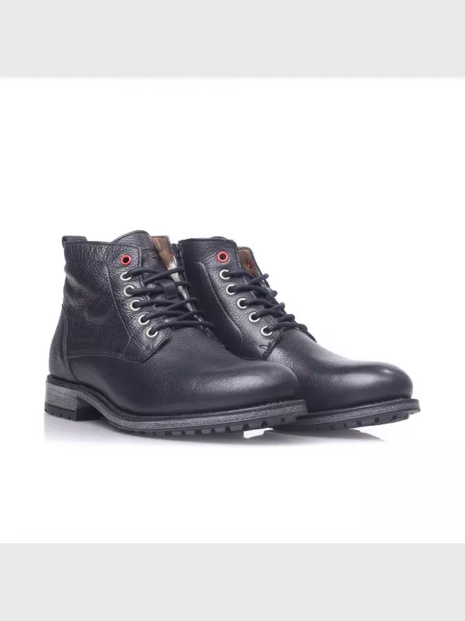 Male boots Respect: blue, Winter - 02