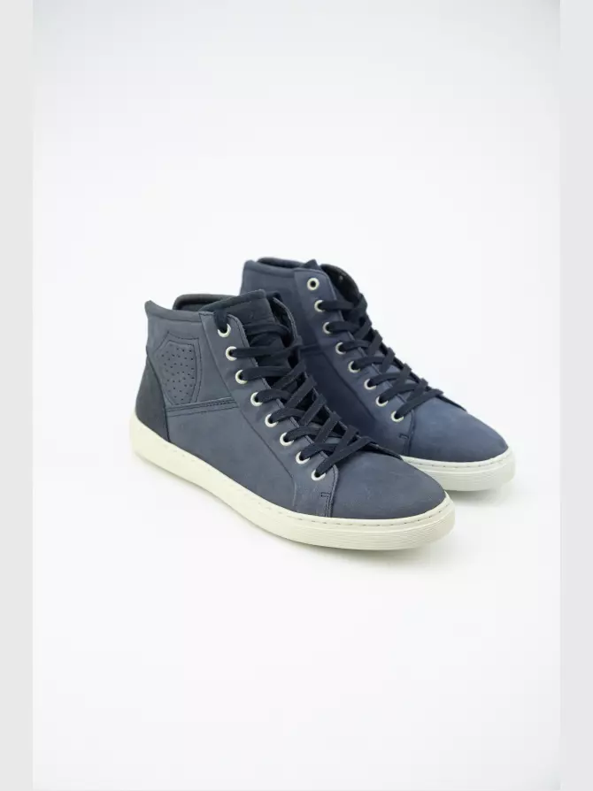 Мужские ботинки : синий, Деми - 01